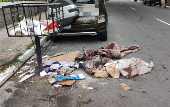 Garis encontram partes de corpo em sacos de fibra na zona sul