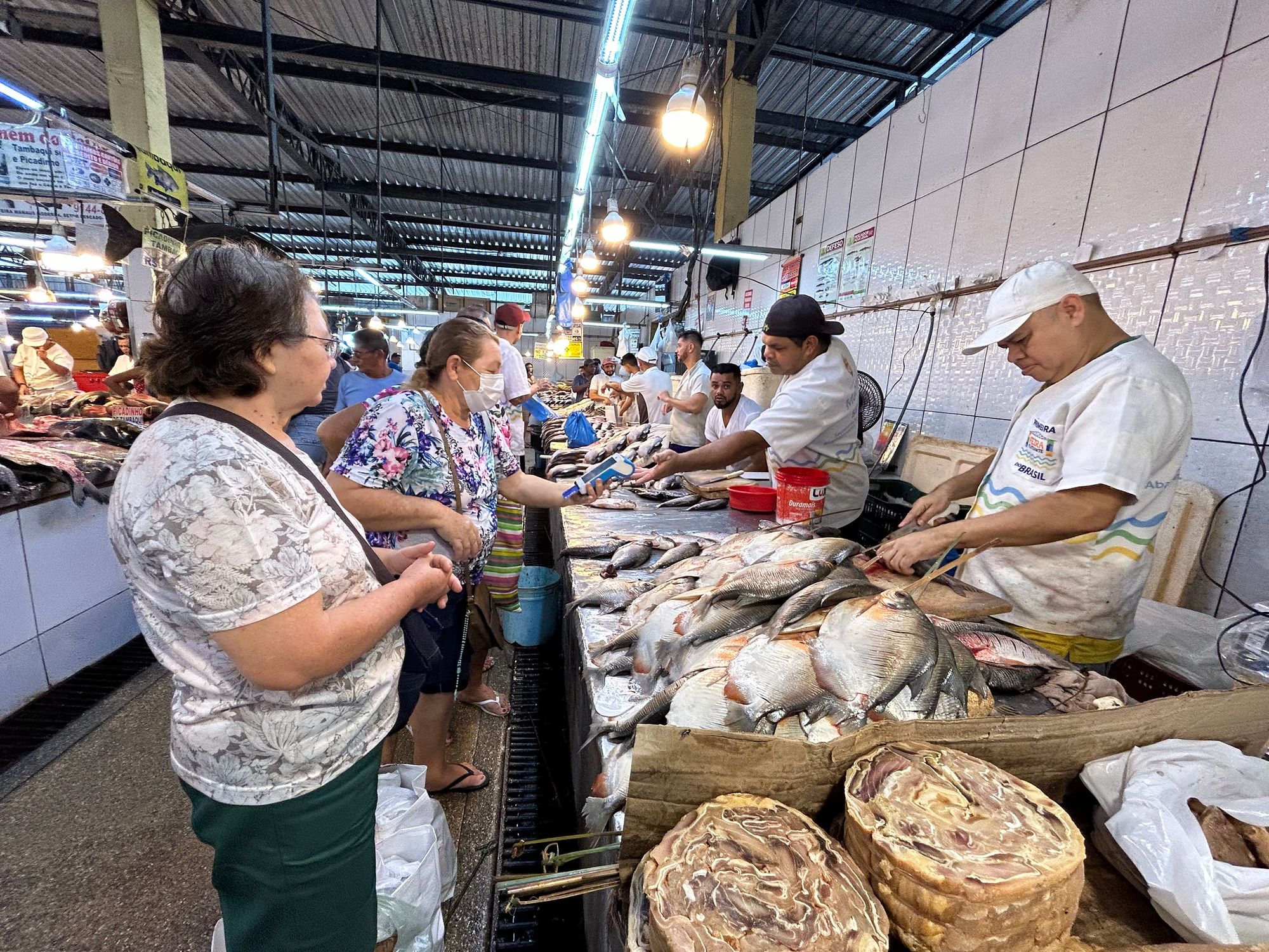 Feira da Manaus Moderna intensifica vendas de peixes na Quaresma
