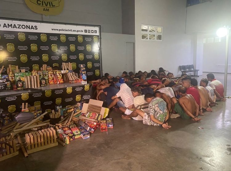 Mais de 100 já foram presos por participar de foguetório em Manaus