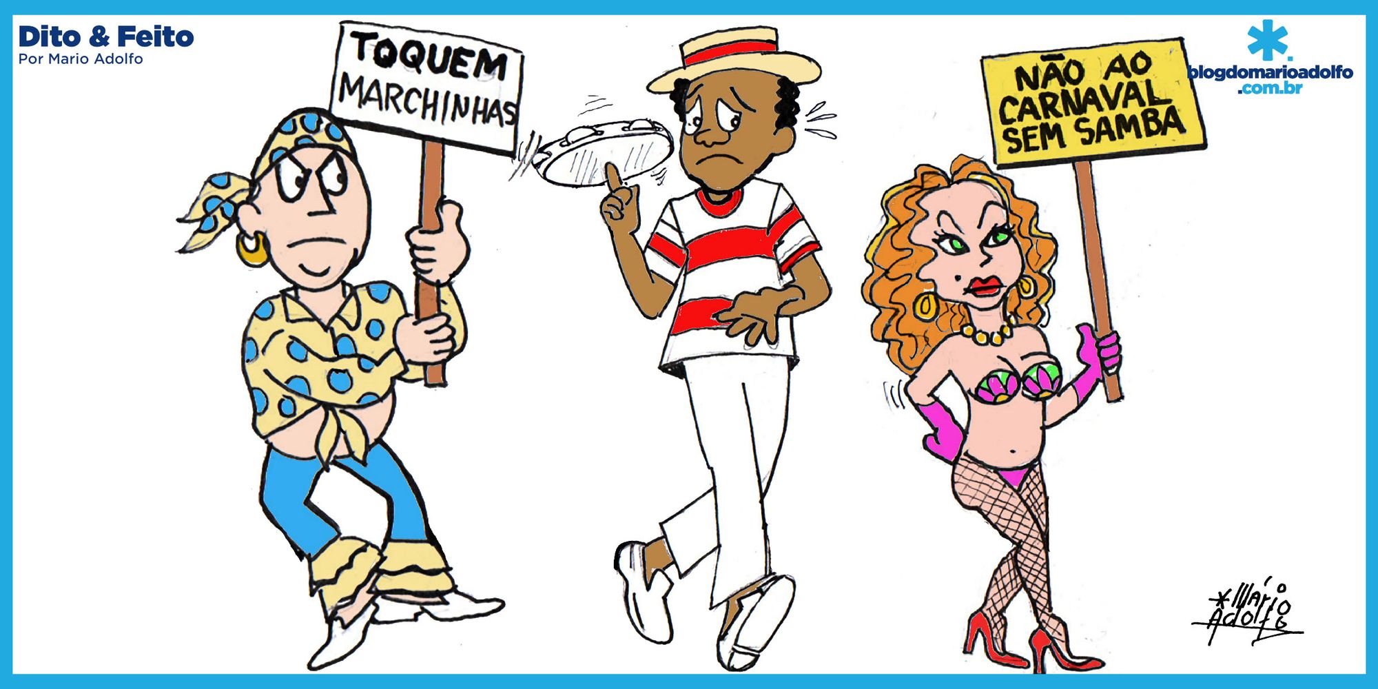 Dito & Feito: Estão matando o nosso carnaval!