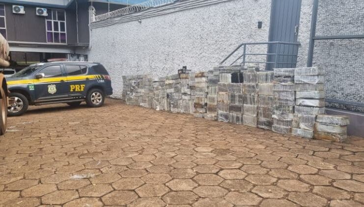PRF faz a maior apreensão única de cocaína da sua história: 1.860 Kg