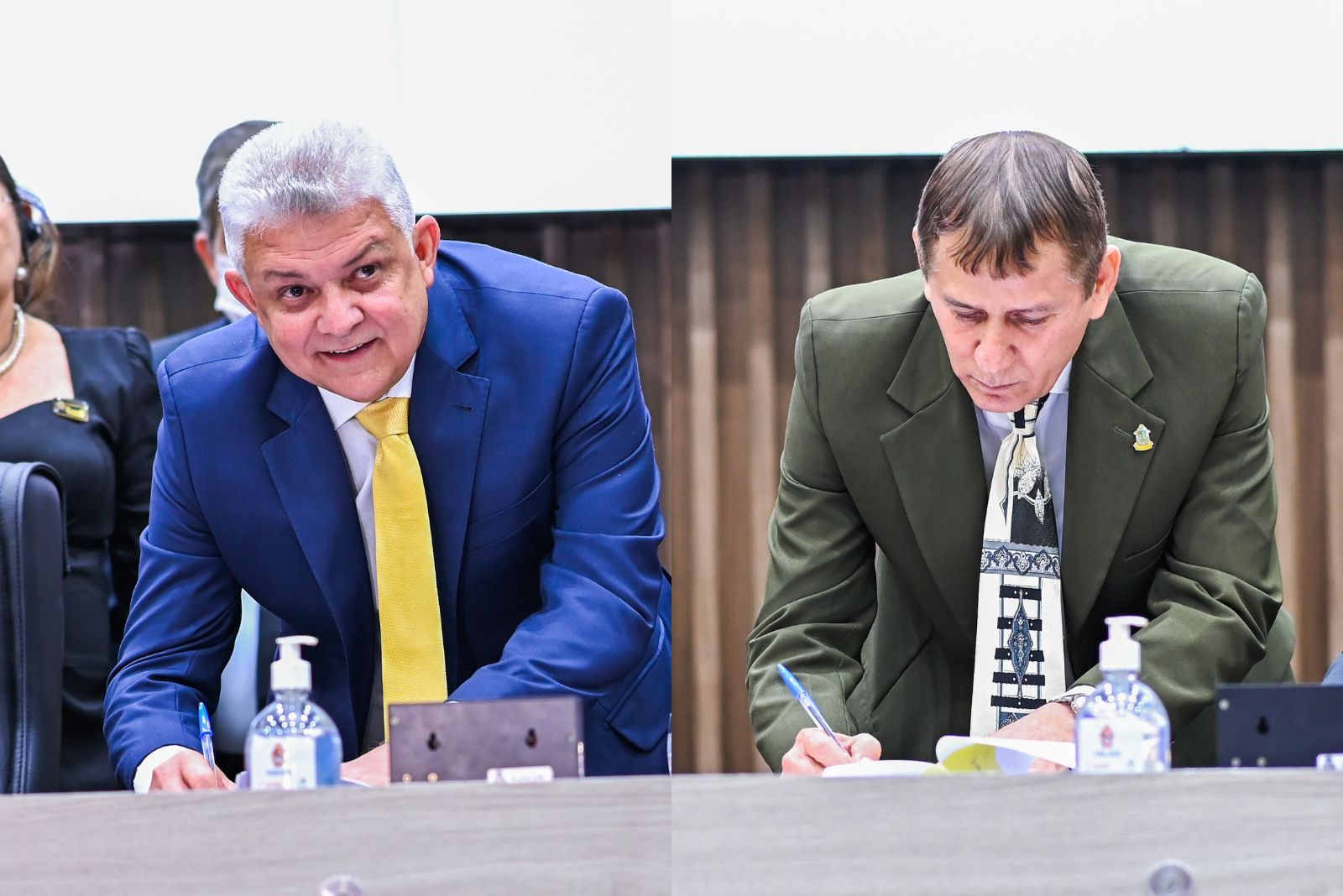 Alonso Oliveira e Roberto Sabino tomam posse como vereadores na CMM