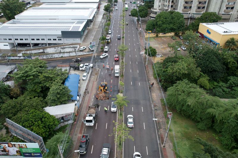 Trecho da Av. Djalma Batista será interditado nas duas vias
