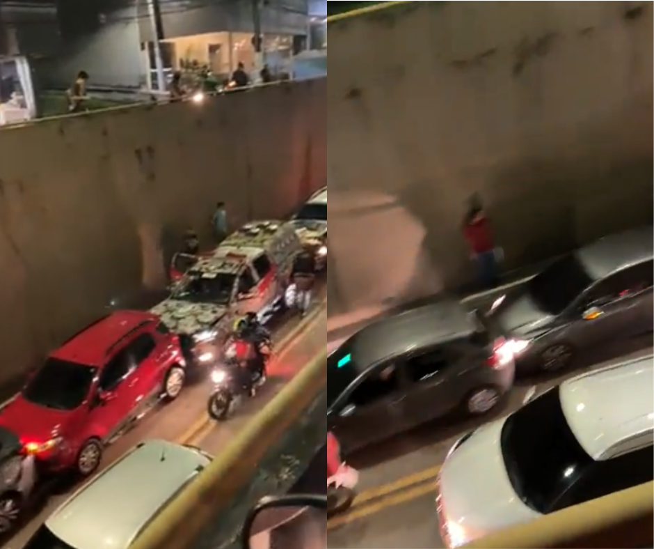 Vídeo: Deu ruim... adolescente de 17 anos bate Rocam e engaveta carros
