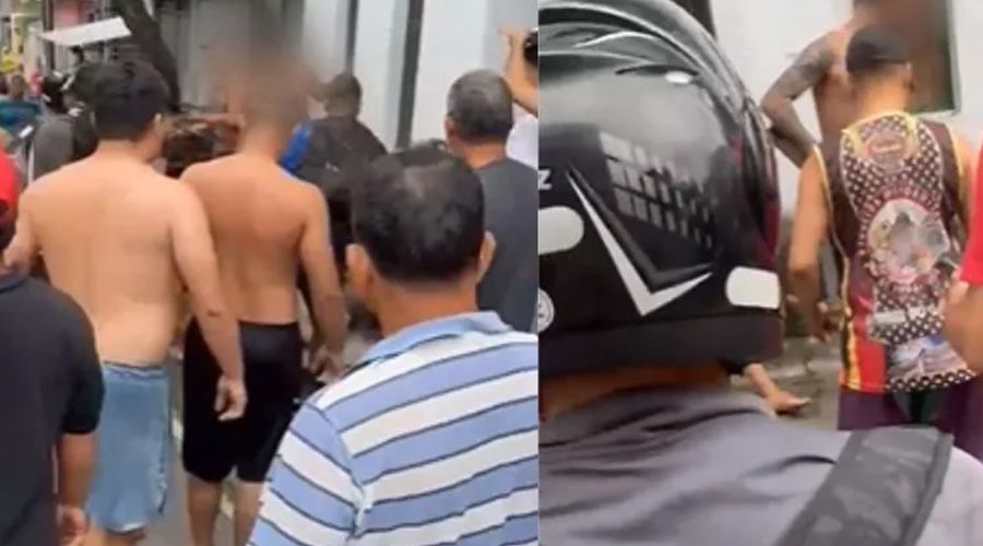 Vídeo: Homem é espancado após tentativa de assalto no bairro Coroado