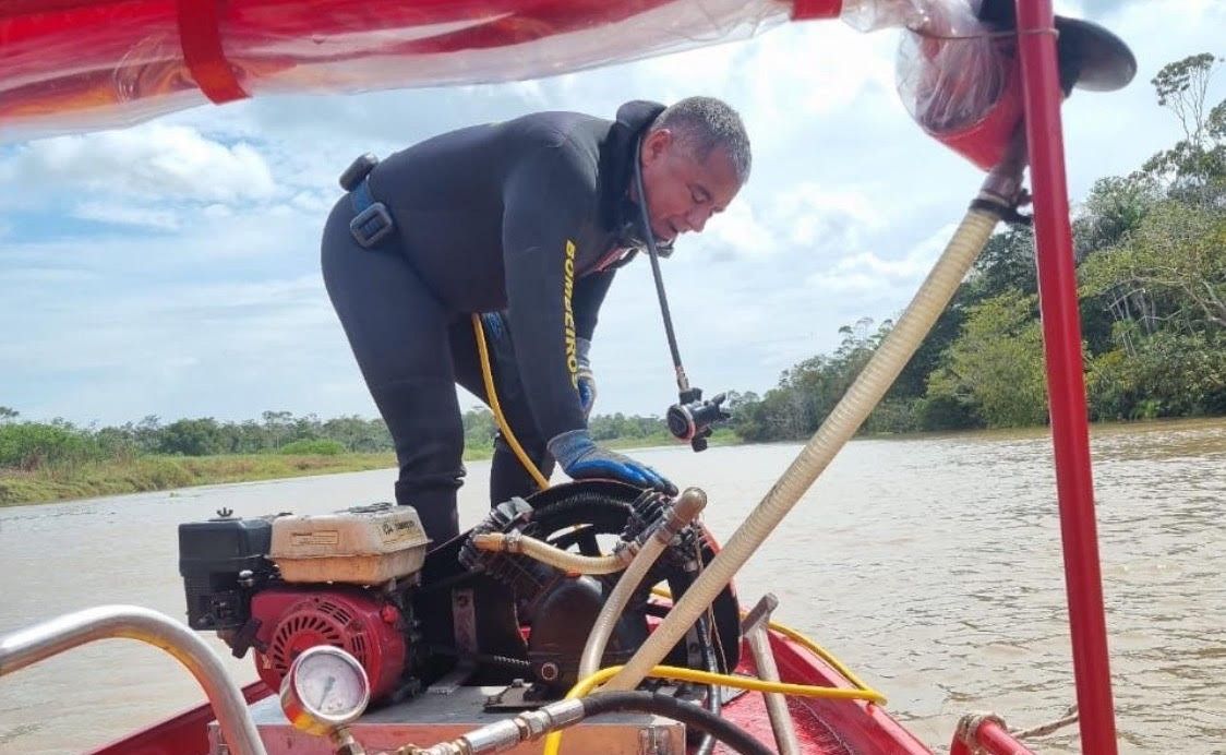 Corpo de Bombeiros realiza sétimo dia de buscas por bebê desaparecido
