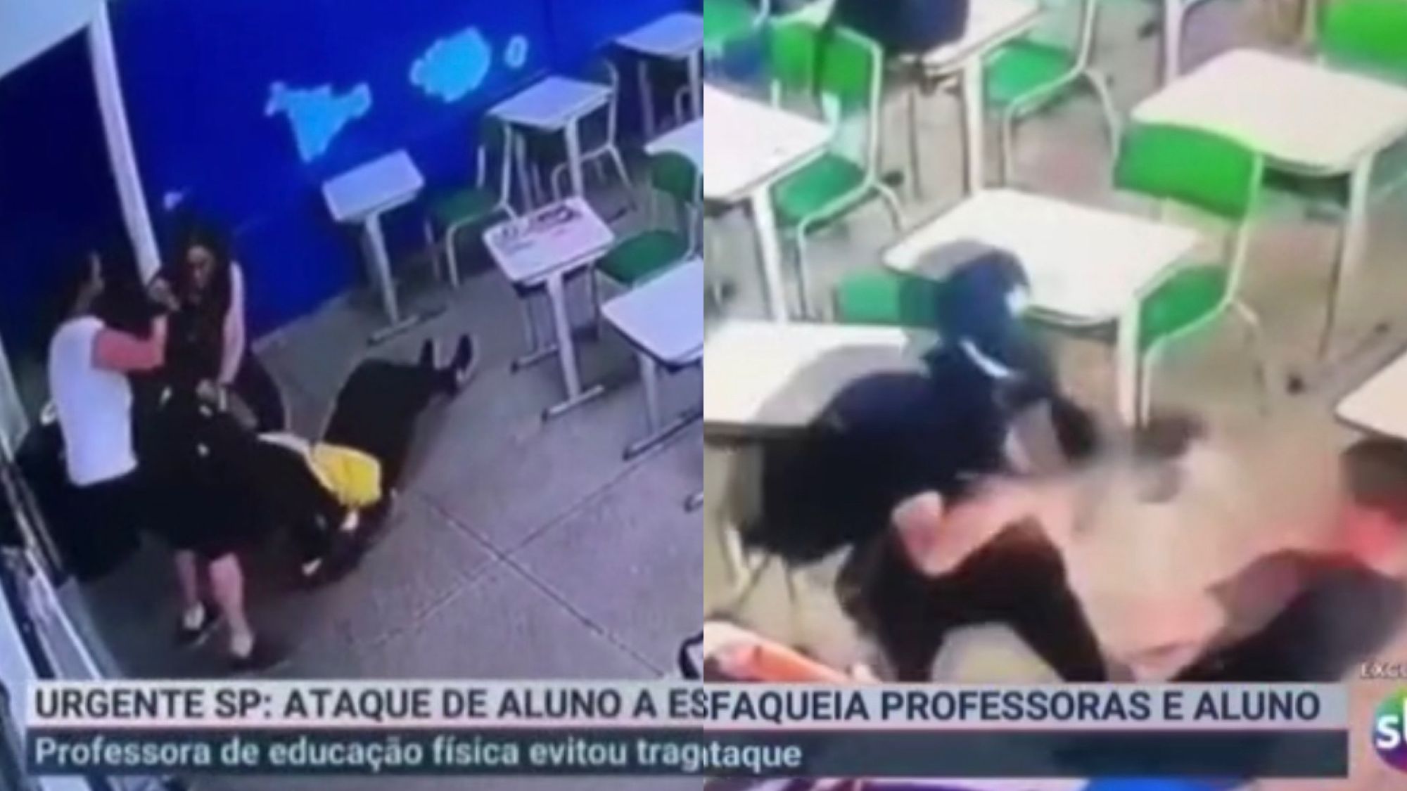 Vídeo: Professora de 71 anos morre em ataque com faca em escola São Paulo