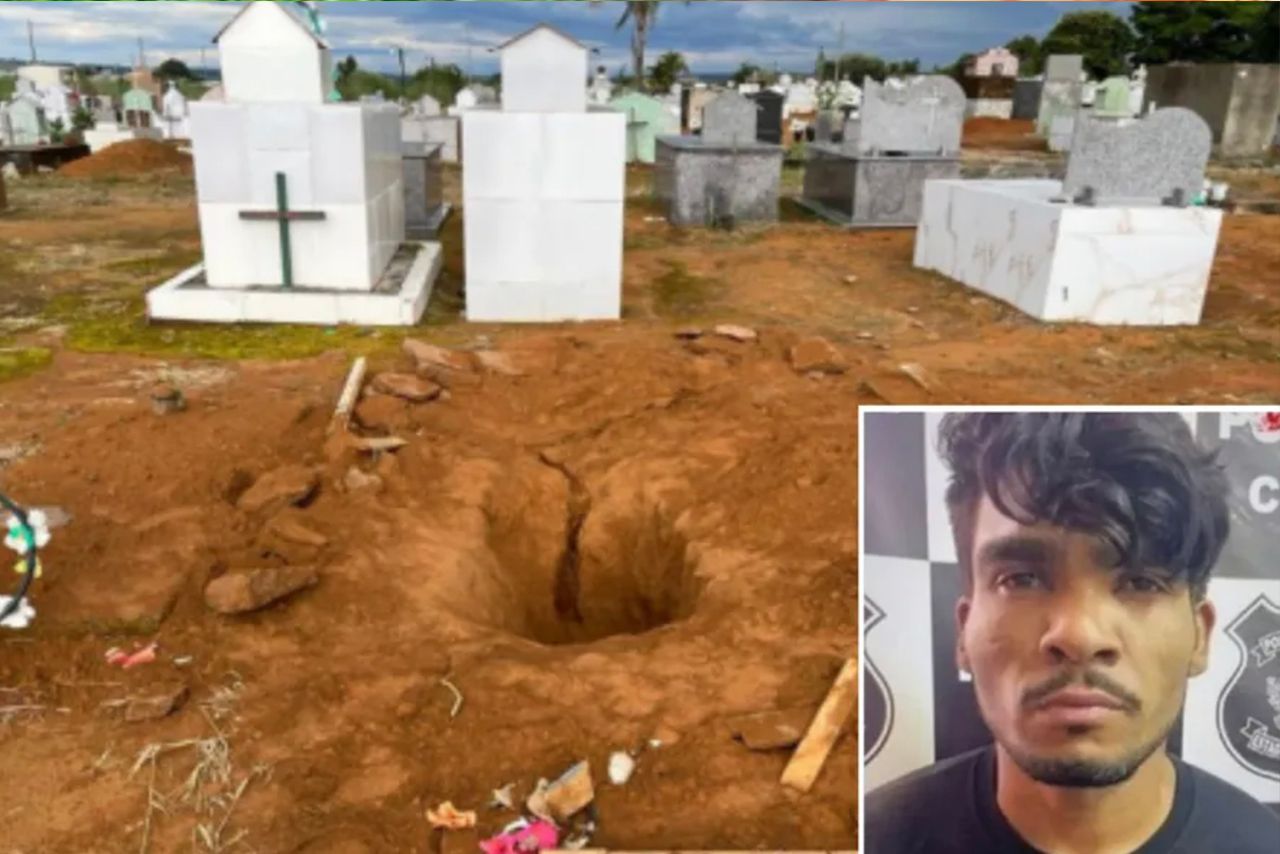 Túmulo de serial killer Lázaro é aberto e cabeça de assassino desaparece; veja