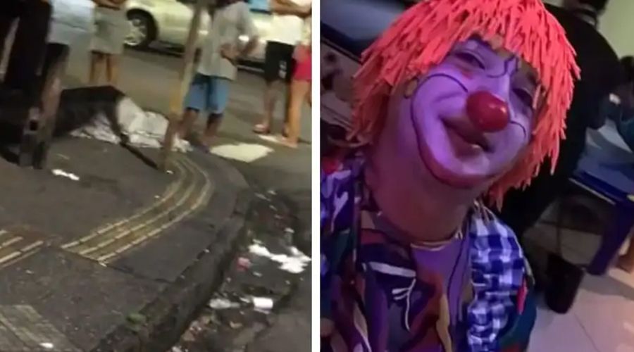 Vídeo: Palhaço é morto a facadas em bar de Manaus