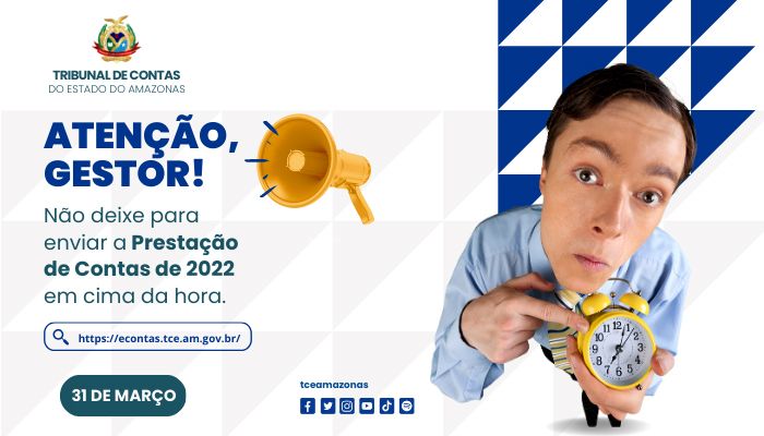 TCE-AM cria painel para acompanhamento dos envios de 377 prestações de contas anuais