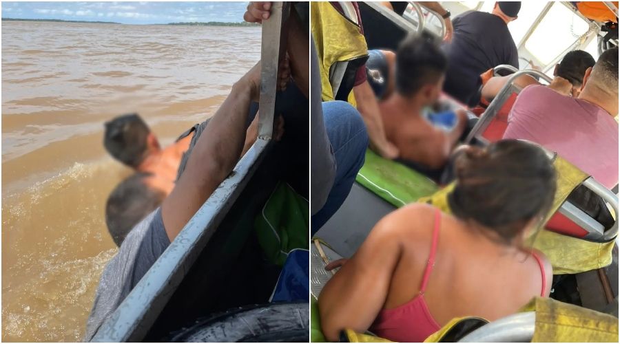 Suspeito de matar adolescente se joga no rio para escapar da polícia