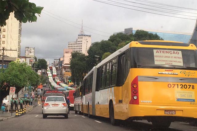 Motoristas de ônibus enganaram a fiscalização