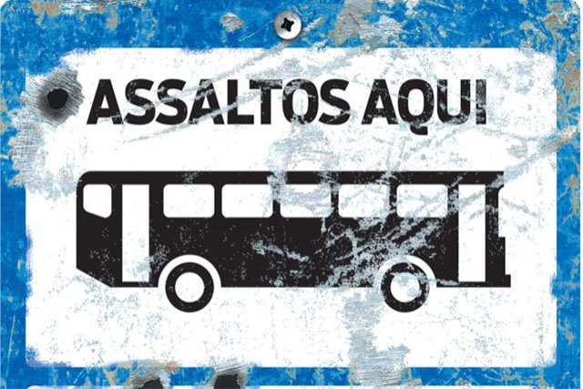 Mais de 1,4 mil assaltos a ônibus foram registrados até maio