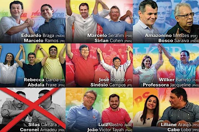 Oito chapas consolidadas para eleições no AM. Confira