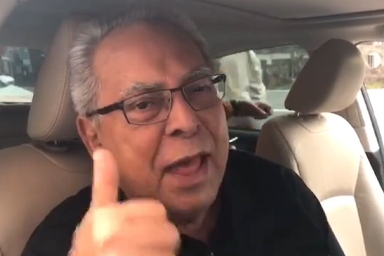 Amazonino grava mensagem em vídeo. Veja