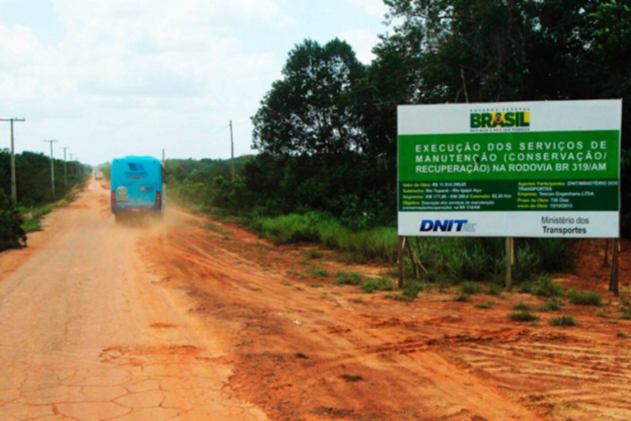 Braga promete lutar pela BR-319