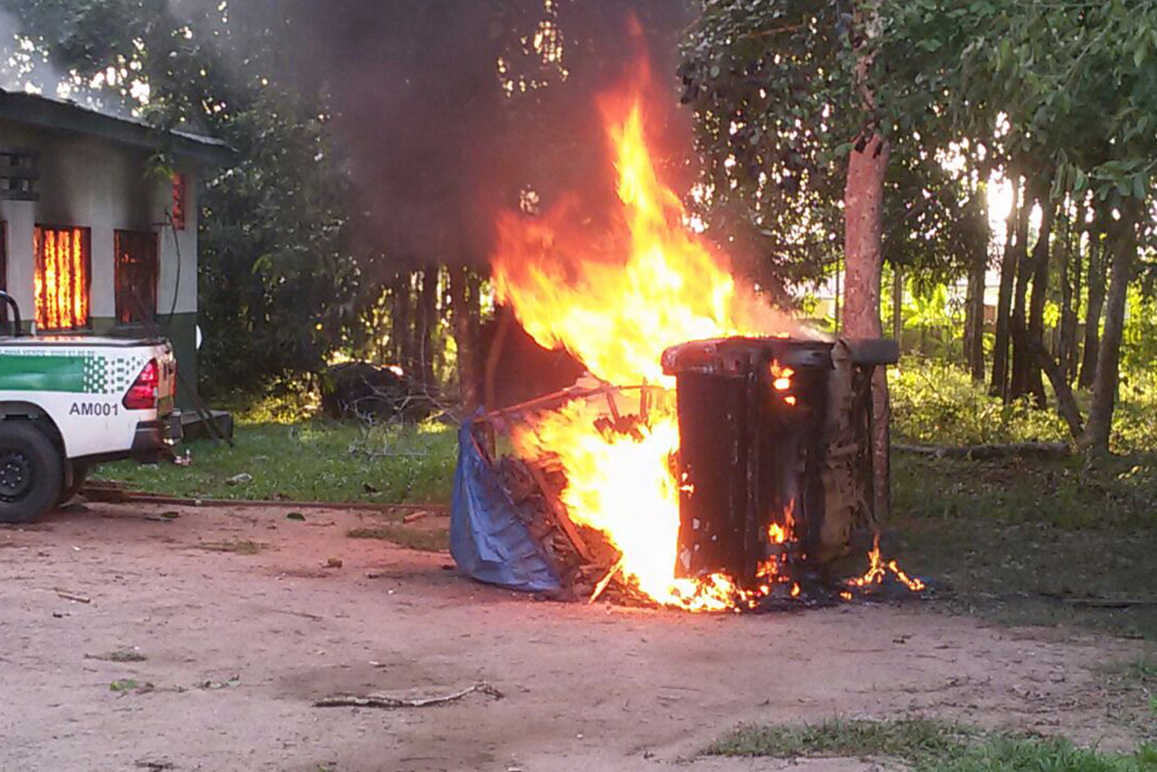 Marinha leva fuzileiros, canhão, metralhadoras e morteiros para Humaitá