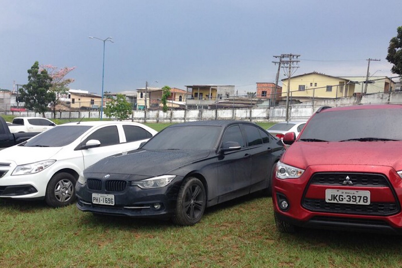 Peças de carros somem do pátio da PF em Manaus