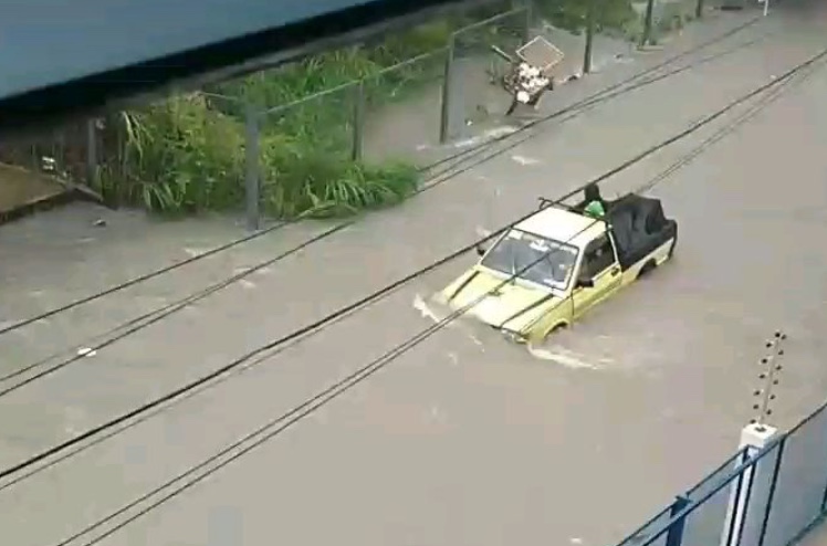 Veja como ficou a cidade durante a chuva