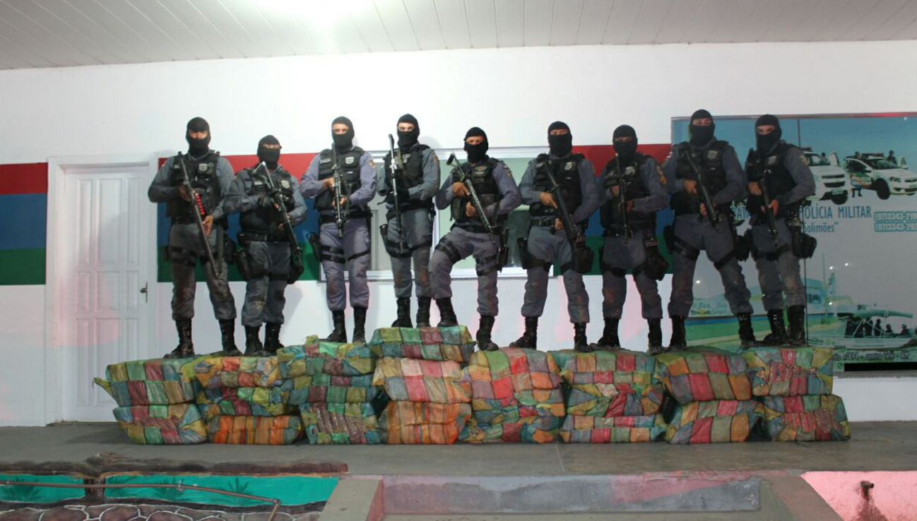 Polícia Militar apreende 1,5 tonelada de entorpecentes em Maraã