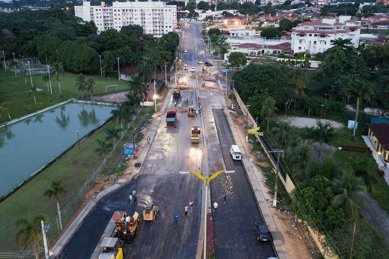 Obra da Av. Nilton Lins será liberada neste sábado