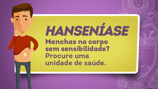 Manchas sem sensibilidade? Pode ser Hanseníase