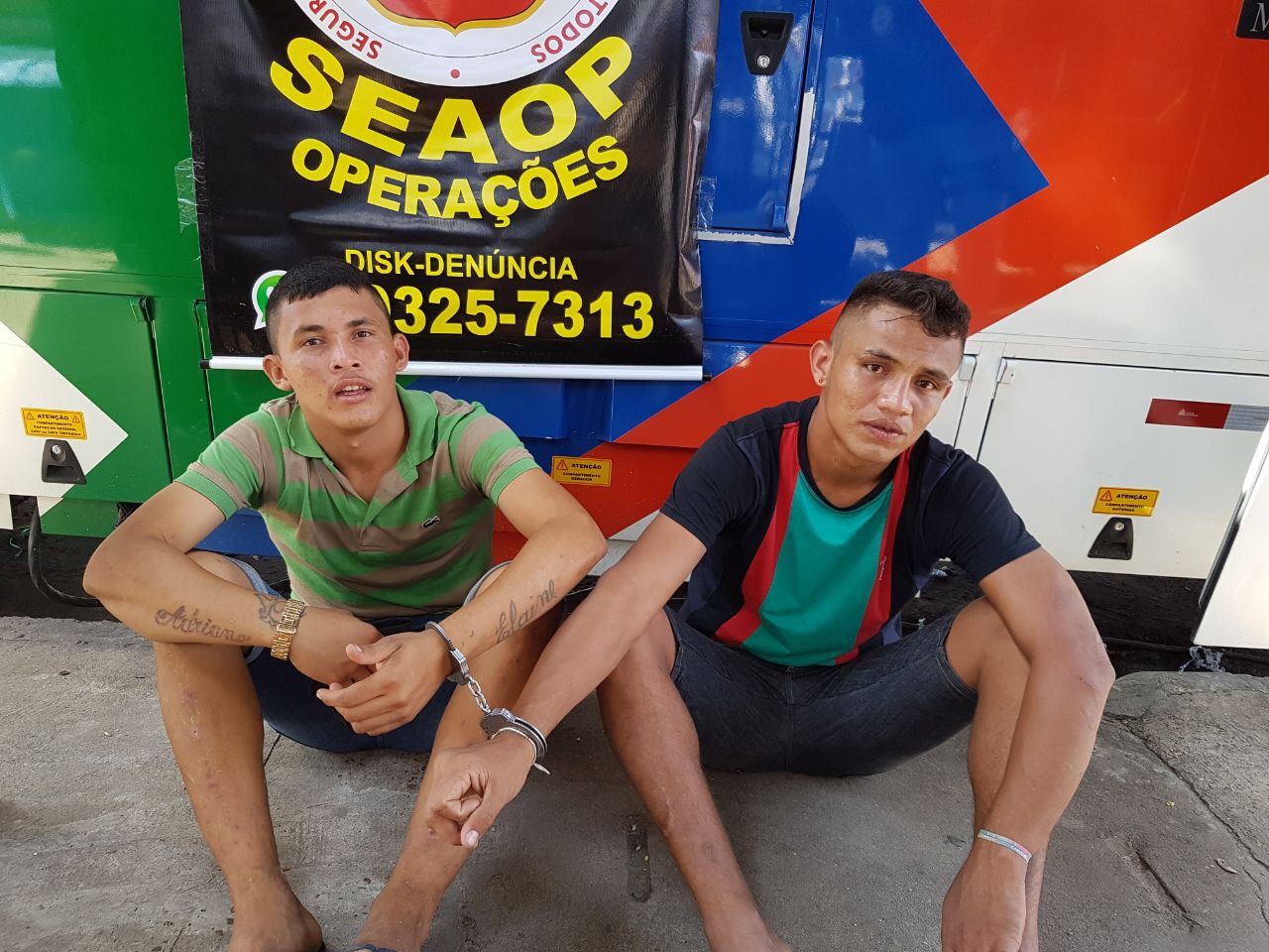 Polícia prende homens durante briga na Manaus Moderna