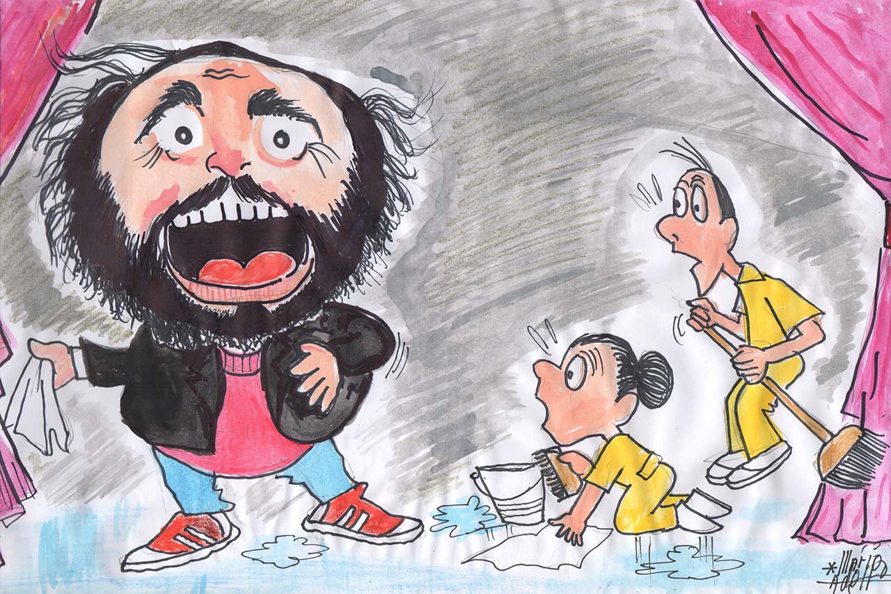 O dia em que Pavarotti cantou no Teatro Amazonas