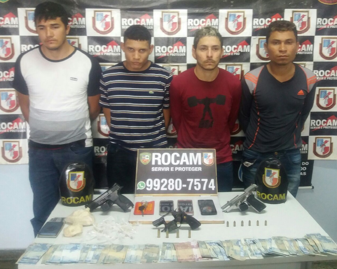 PM prende grupo que se preparava para cometer assaltos no Parque 10