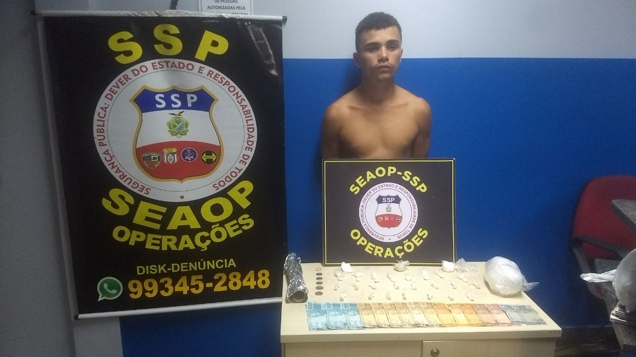 Homem é preso por tráfico de drogas no Ouro Verde