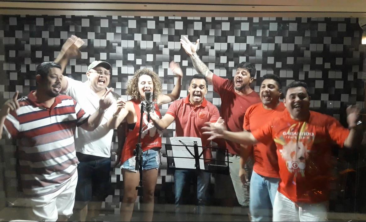 Garantido encerra gravação do CD 2018  com reunião inédita de levantadores encarnados