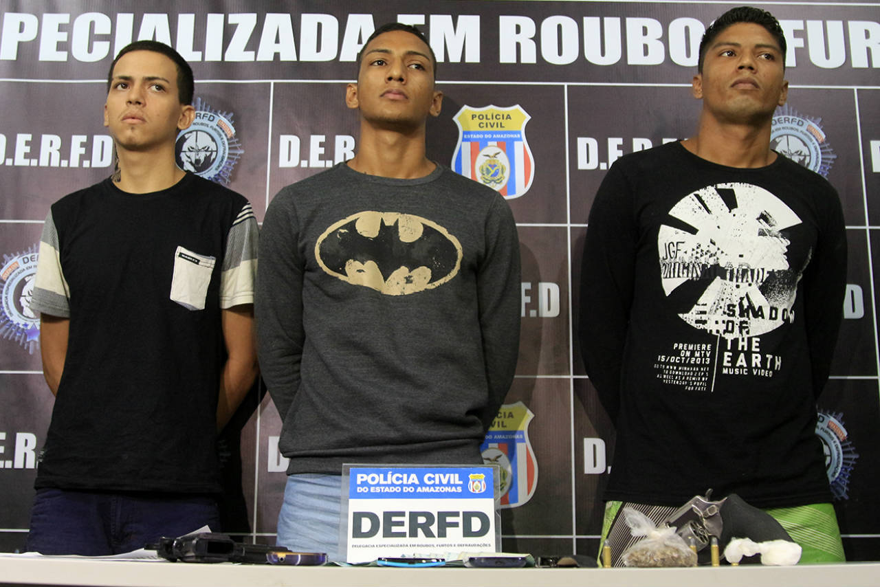 Trio roubou R$14 mil de loja do Amazonas Shopping para quitar dívida de drogas