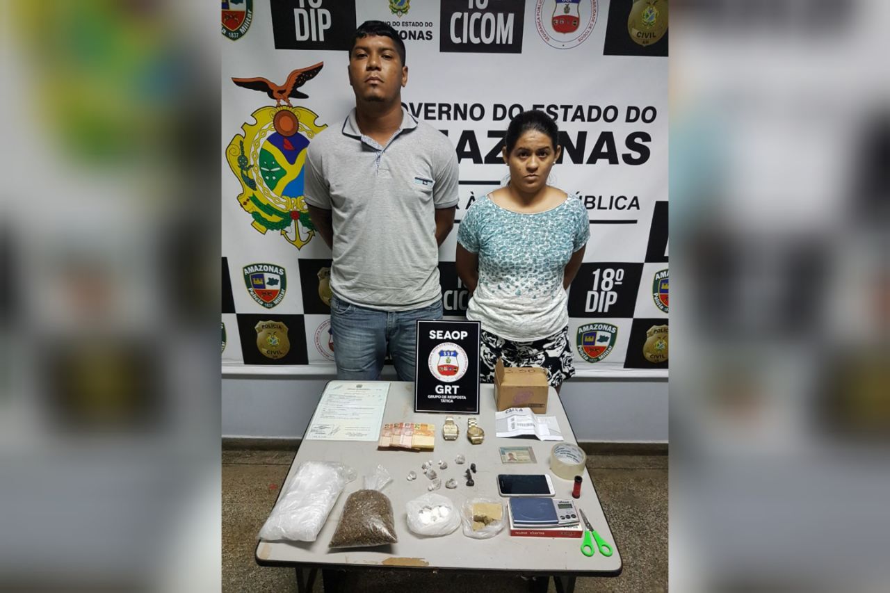 Casal de pombinhos é preso suspeito de traficar drogas no Viver Melhor 2