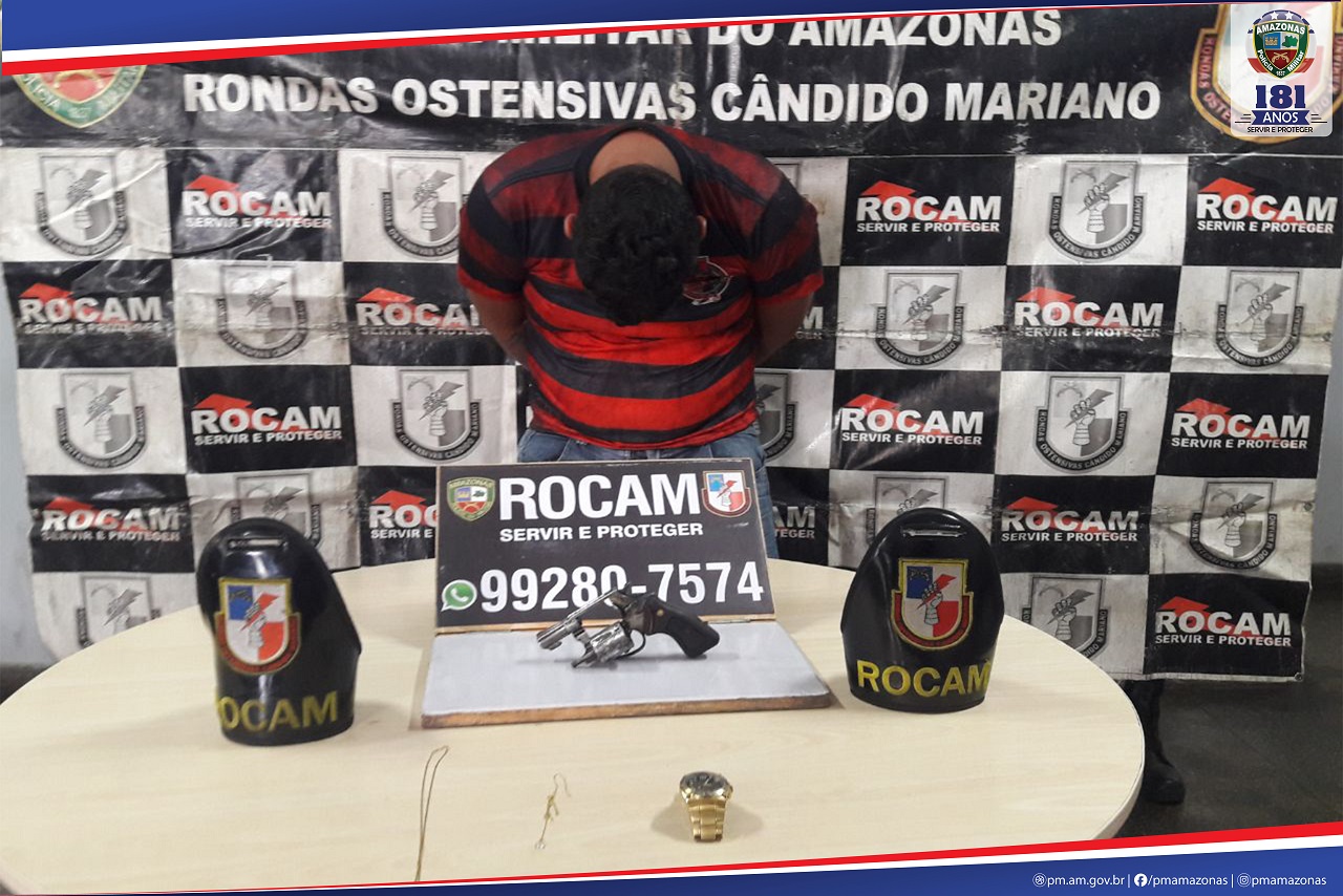 Homem é preso por tentativa de homicídio contra uma mulher em Manaus