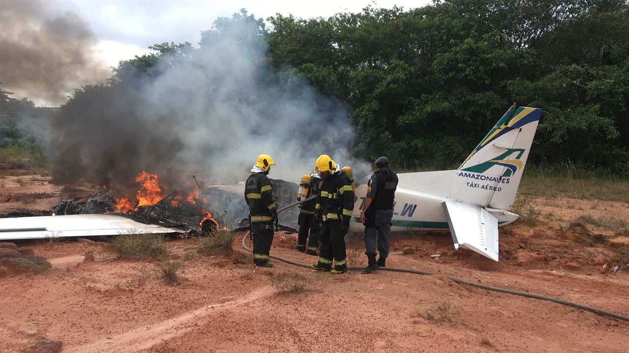 Aeronave cai próximo ao aeroclube de Manaus