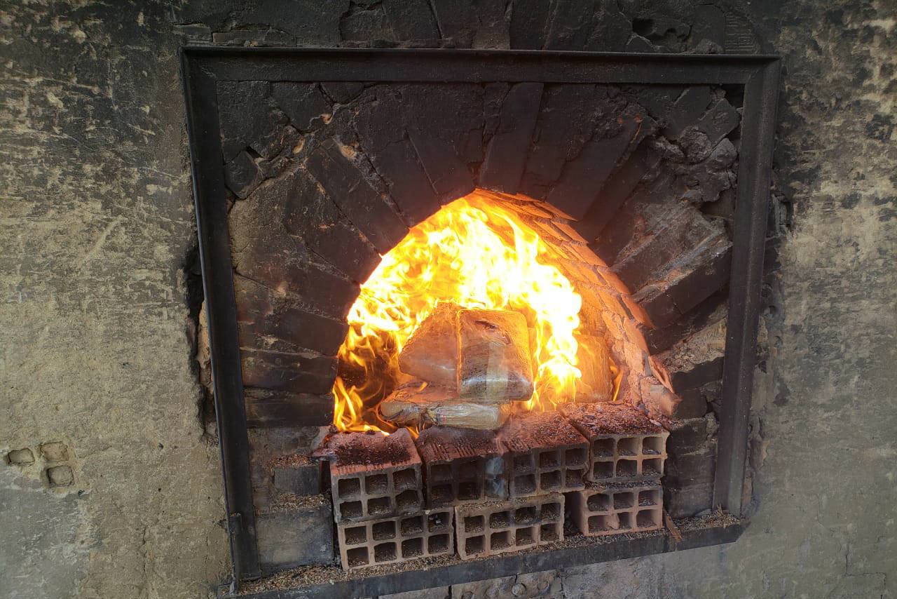 Polícia incinera 59 kg de maconha no interior do Amazonas