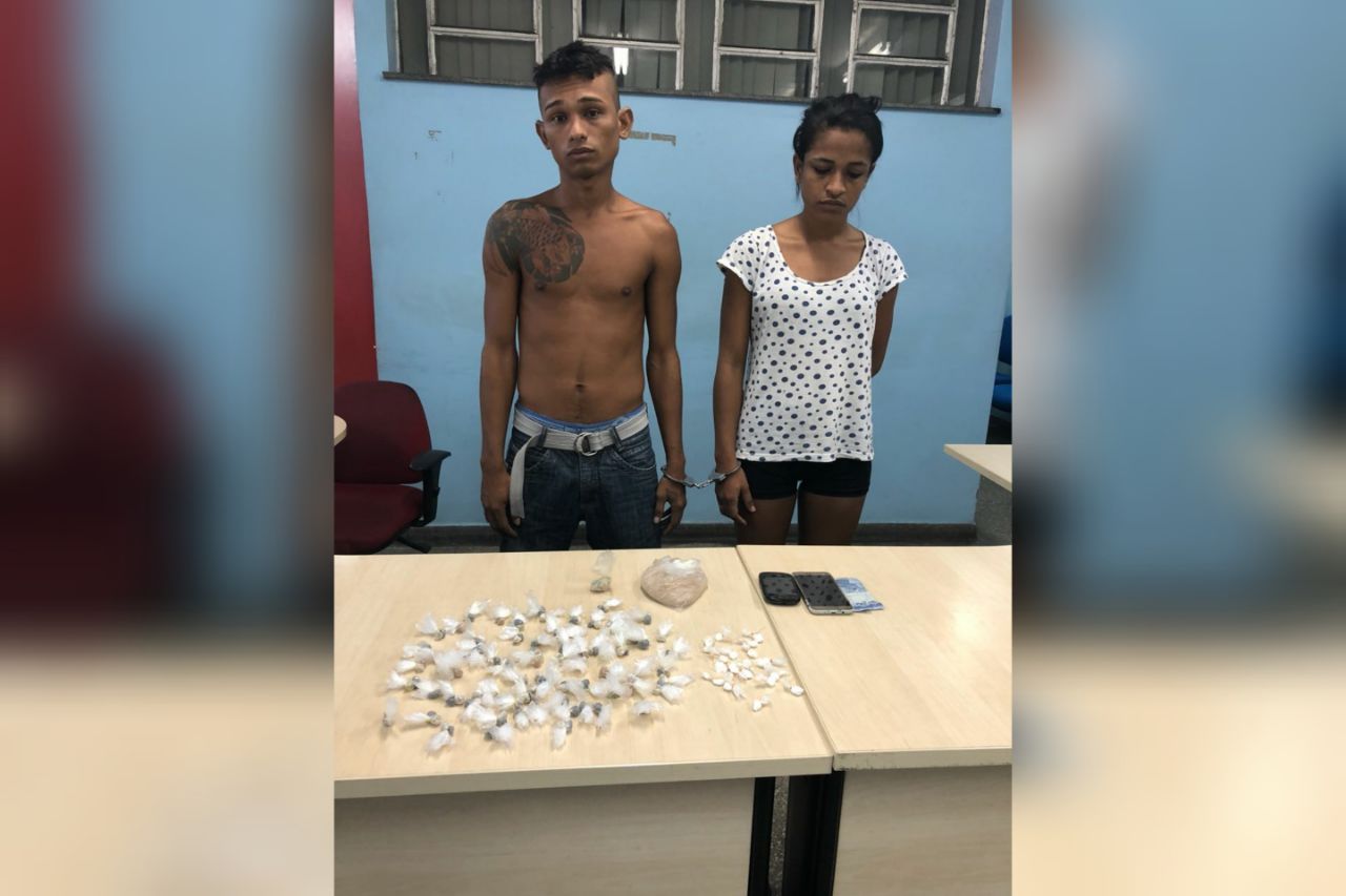 Casal é preso com drogas em casa na zona leste de Manaus