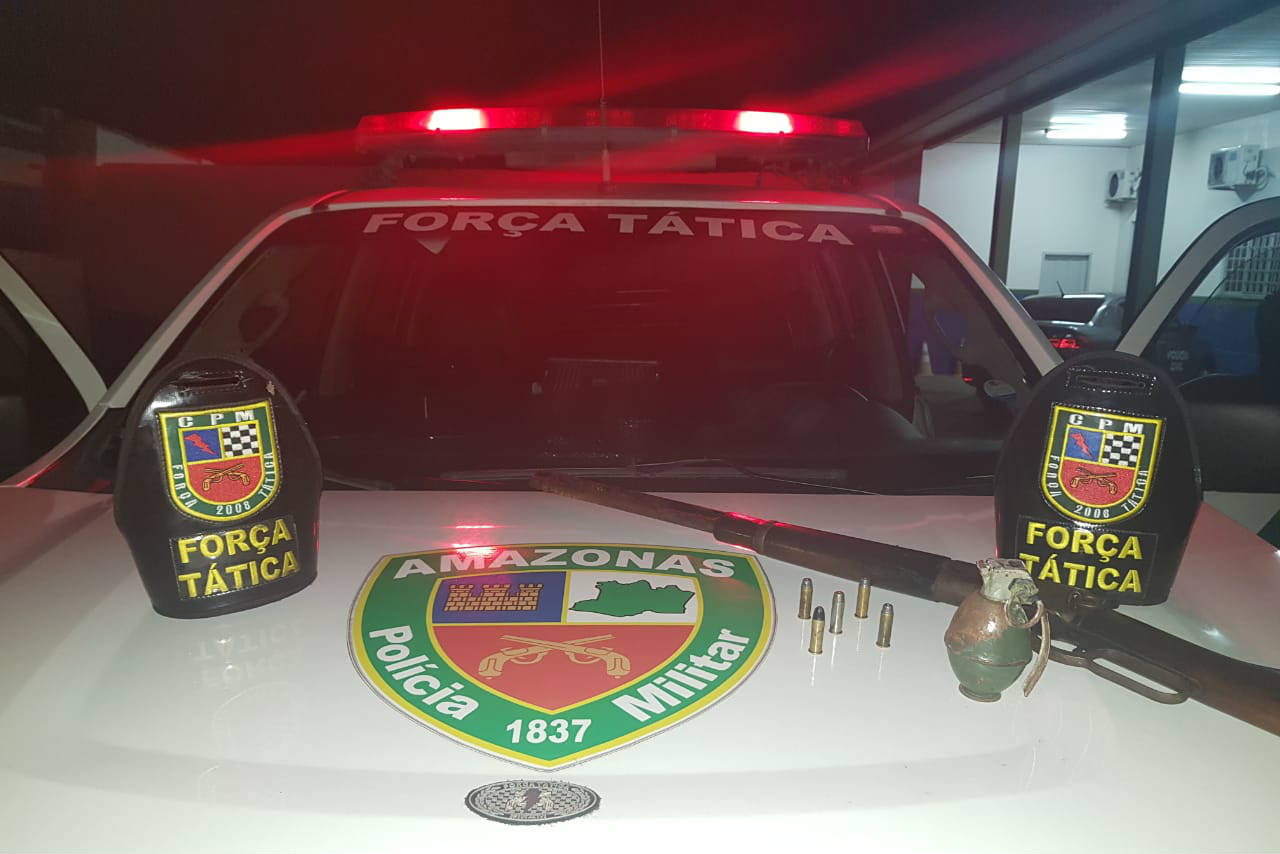 Polícia encontra granada e munições em casa abandonada na zona Norte de Manaus