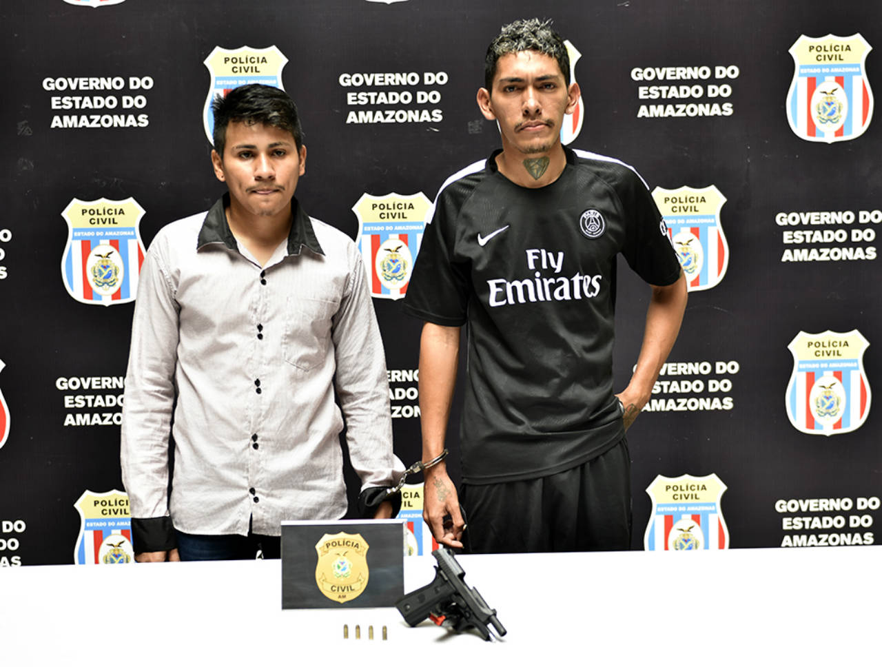 Primos ligados à FDN são presos com pistola e munições no Porto de Manaus