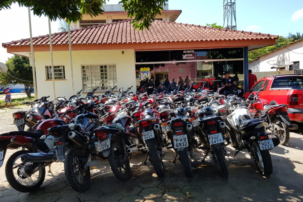 Operação apreende 45 motos e dois carros roubados no interior do Amazonas