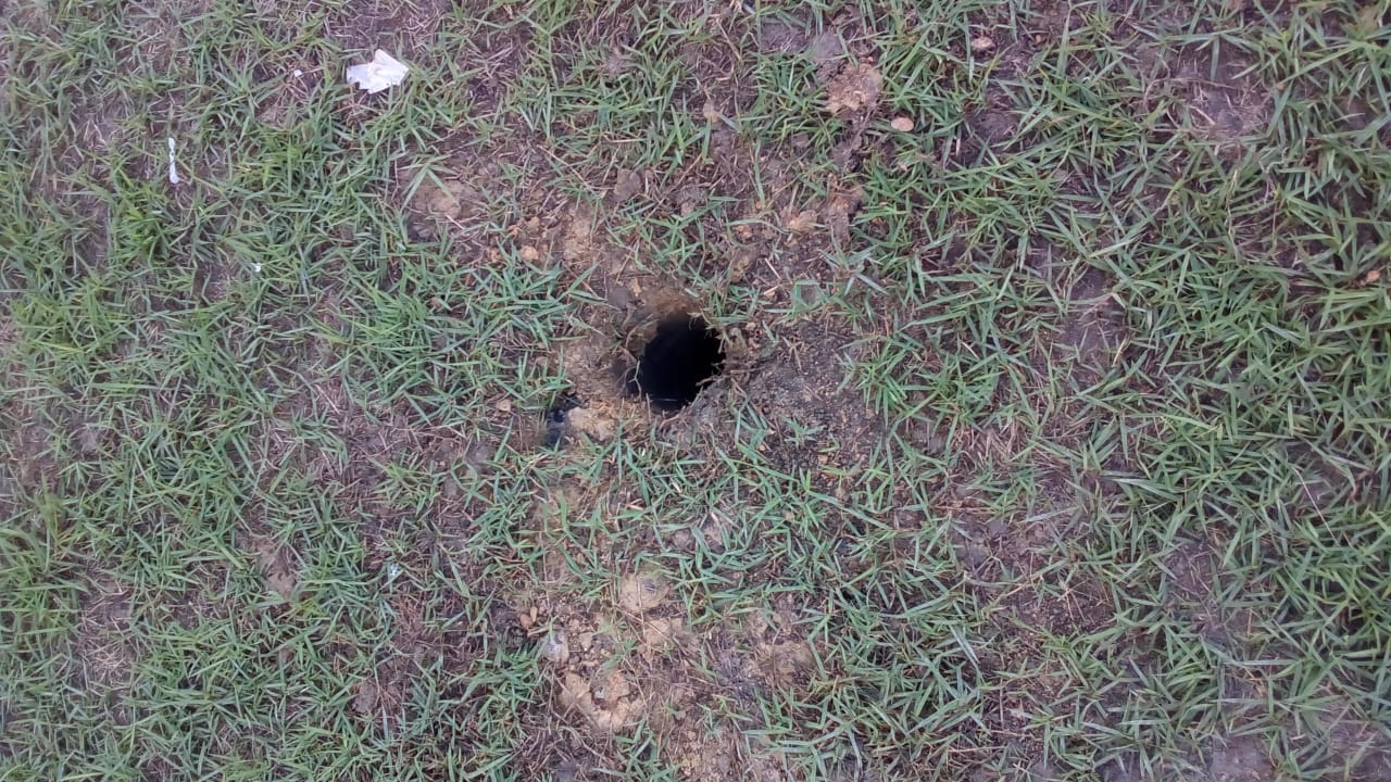 Polícia encontra túnel de 3 metros do lado de fora do Ipat