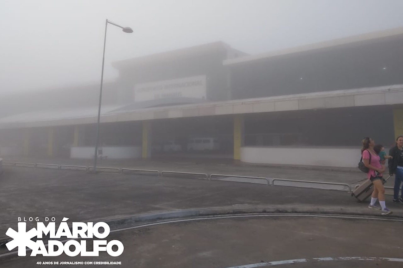 Neblina fecha aeroporto de Manaus para pousos e decolagens