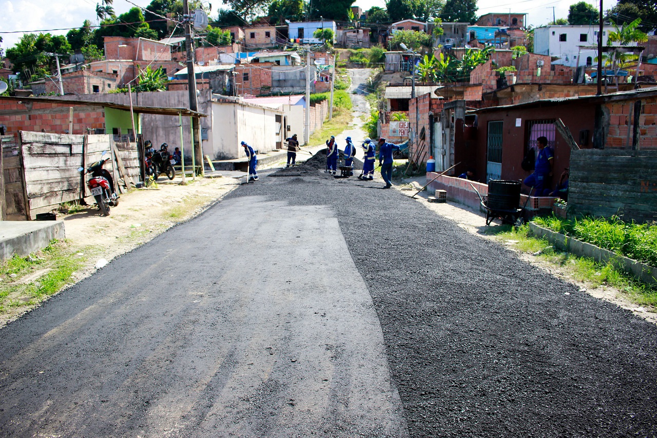 Cem ruas são recuperadas no bairro Alfredo Nascimento