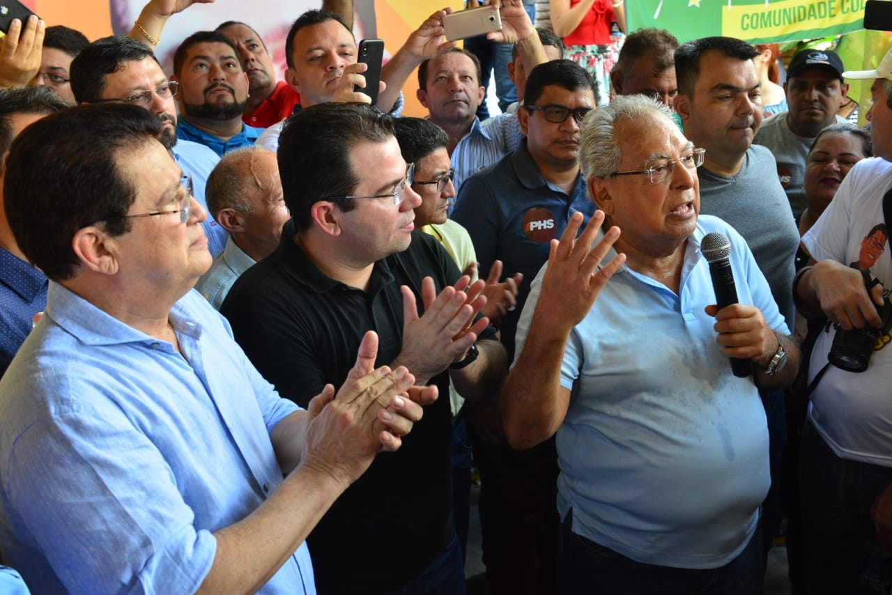 Amazonino Mendes recebe apoio do PHS, de Wilker Barreto