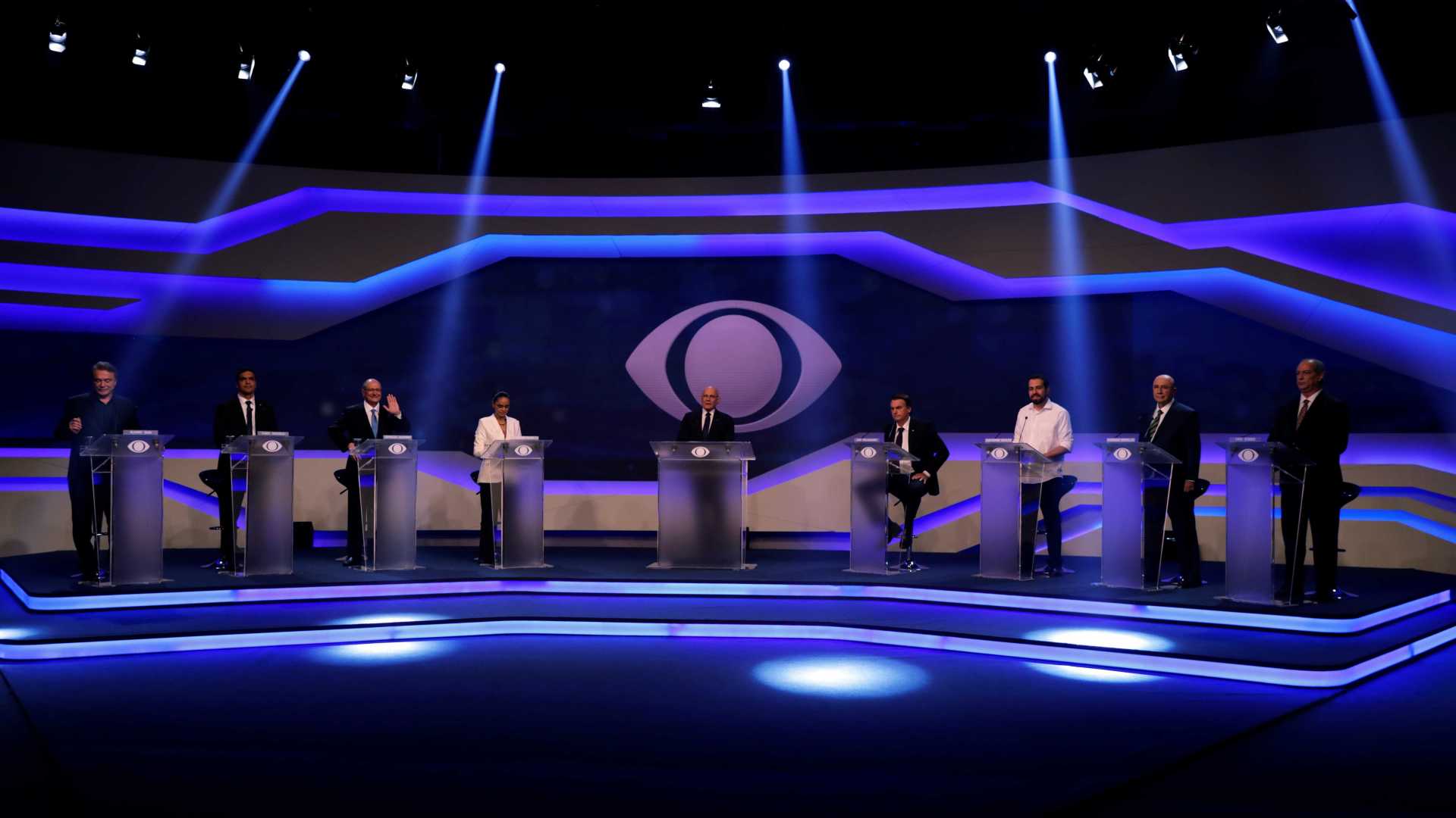 Band realiza primeiro debate entre presidenciáveis