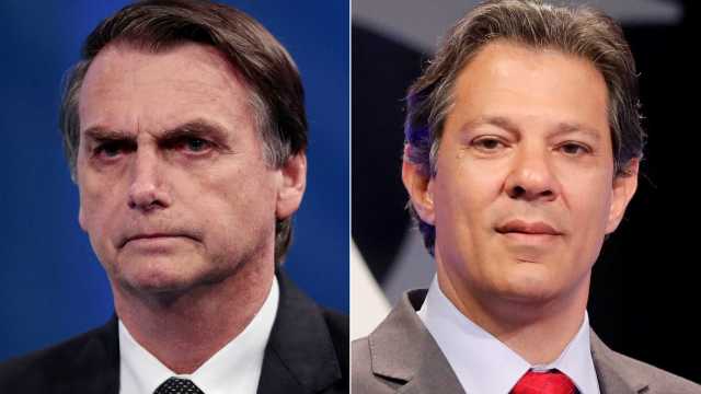 Ibope: Bolsonaro tem 54% dos votos válidos e Haddad vai a 46%