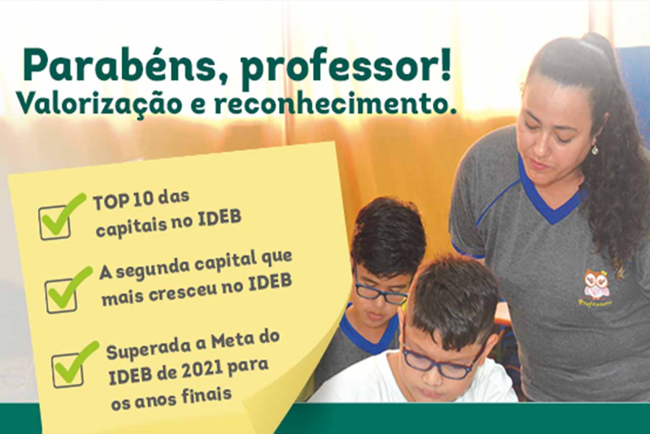 Manaus é referência em educação. Professor, parabéns por tamanha conquista!