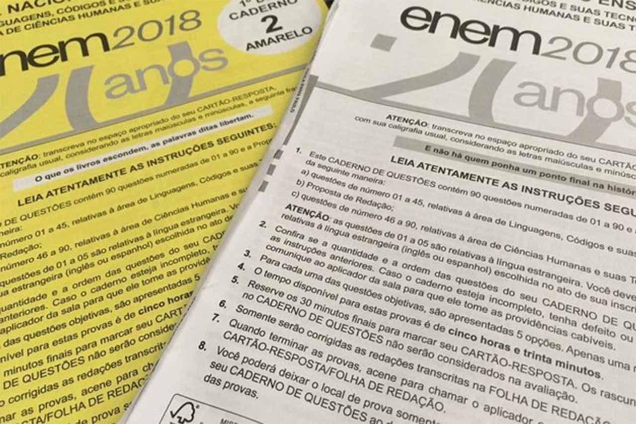Enem será reaplicado hoje e amanhã para 2,7 mil estudantes