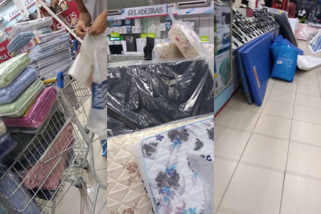 Bemol faz doação de colchões para famílias do incêndio