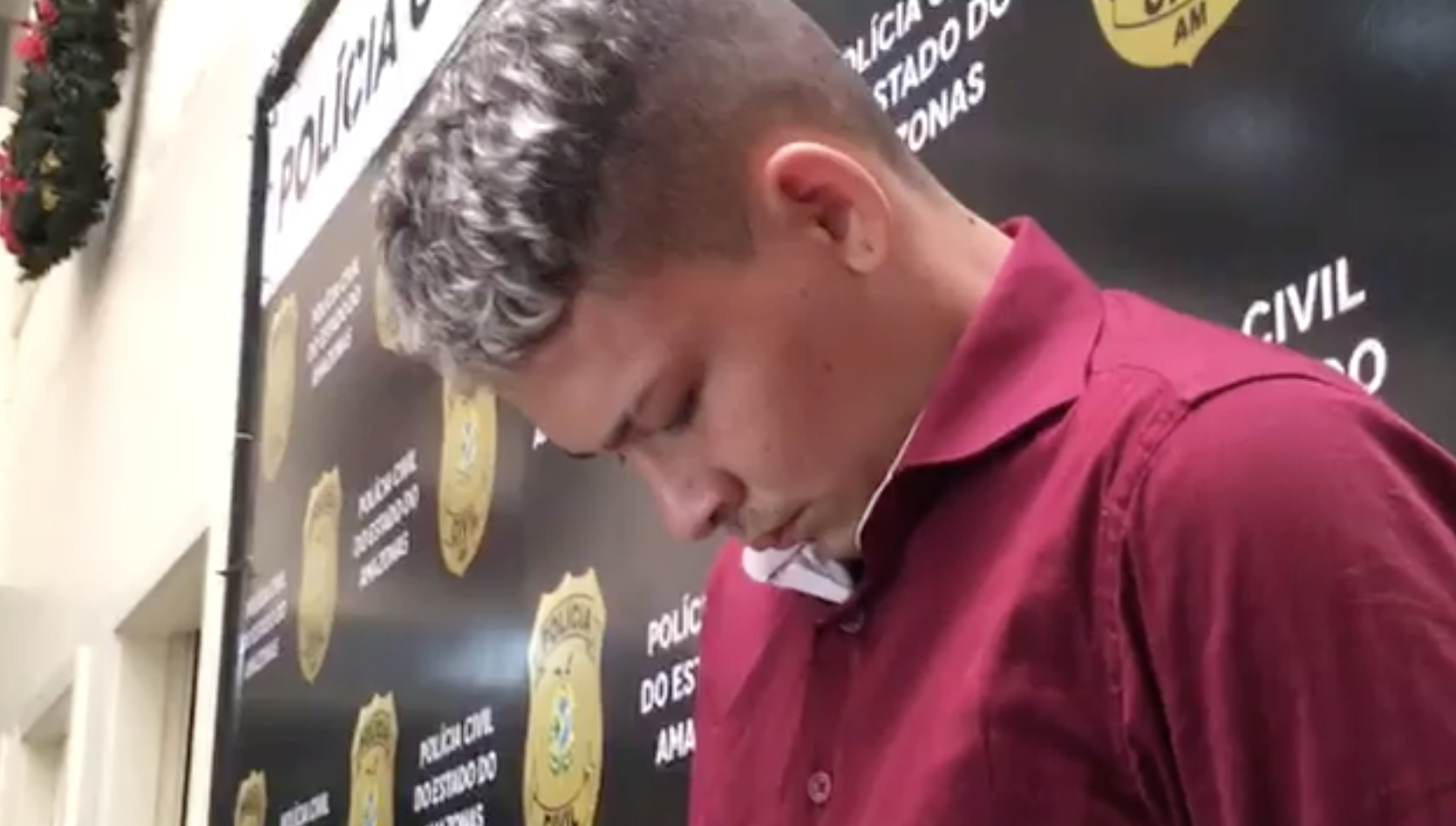 Polícia apresenta suspeito de ter matado tia e sobrinho no Hiléia